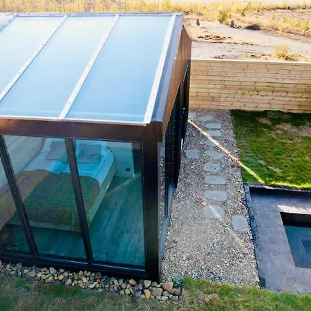 Glass Roof Lodge With Private Hot Tub Reykholt  Extérieur photo