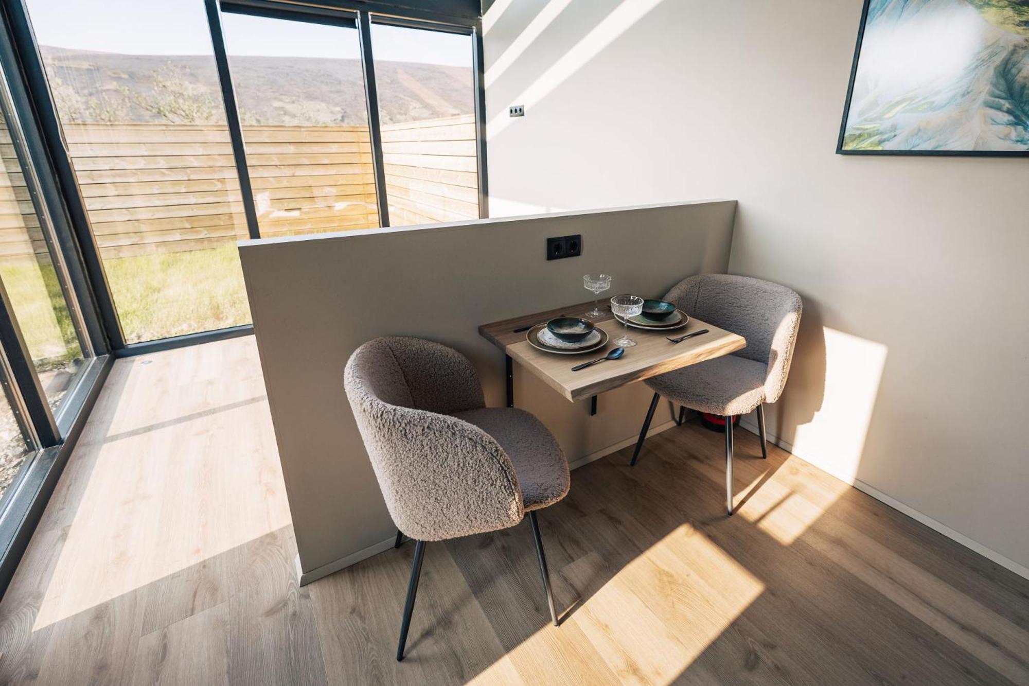 Glass Roof With Private Hot Tub Reykholt (Western Iceland)
